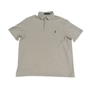 Polo Ralph Lauren Mens Shirt 2XL XXL Gray Cotton